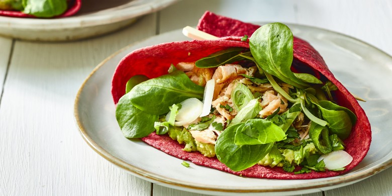 Zalmwraps met avocado