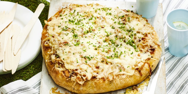 Uienbrood met gruyère