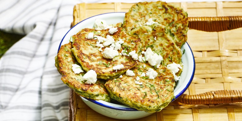Courgettepannenkoekjes met feta