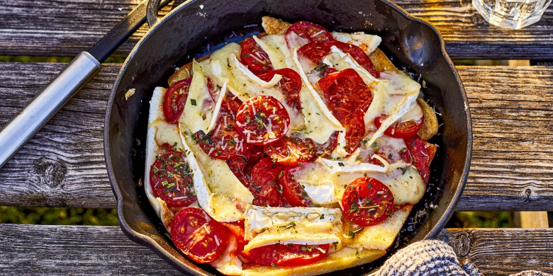 Panpizza met chorizo