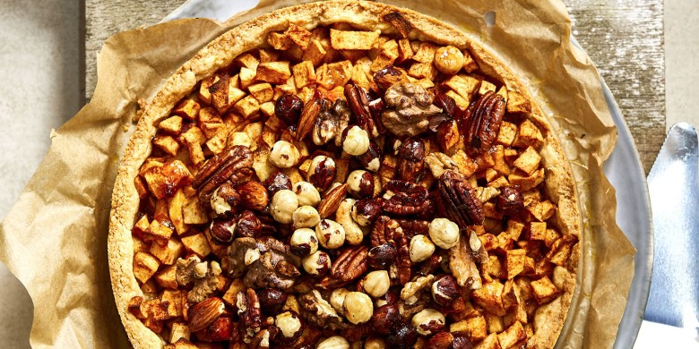 Noten-appeltaart