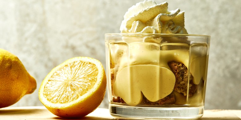 Citroenzabaglione met cantuccini 