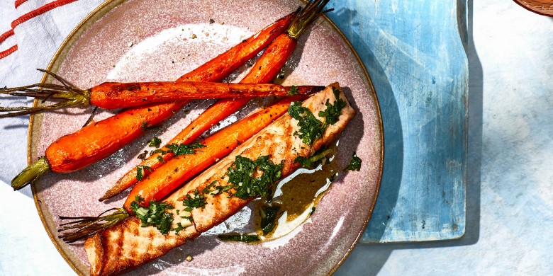 Gegrilde zalm met gremolata 