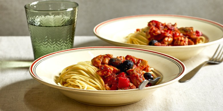Spaghetti alla cacciatore 