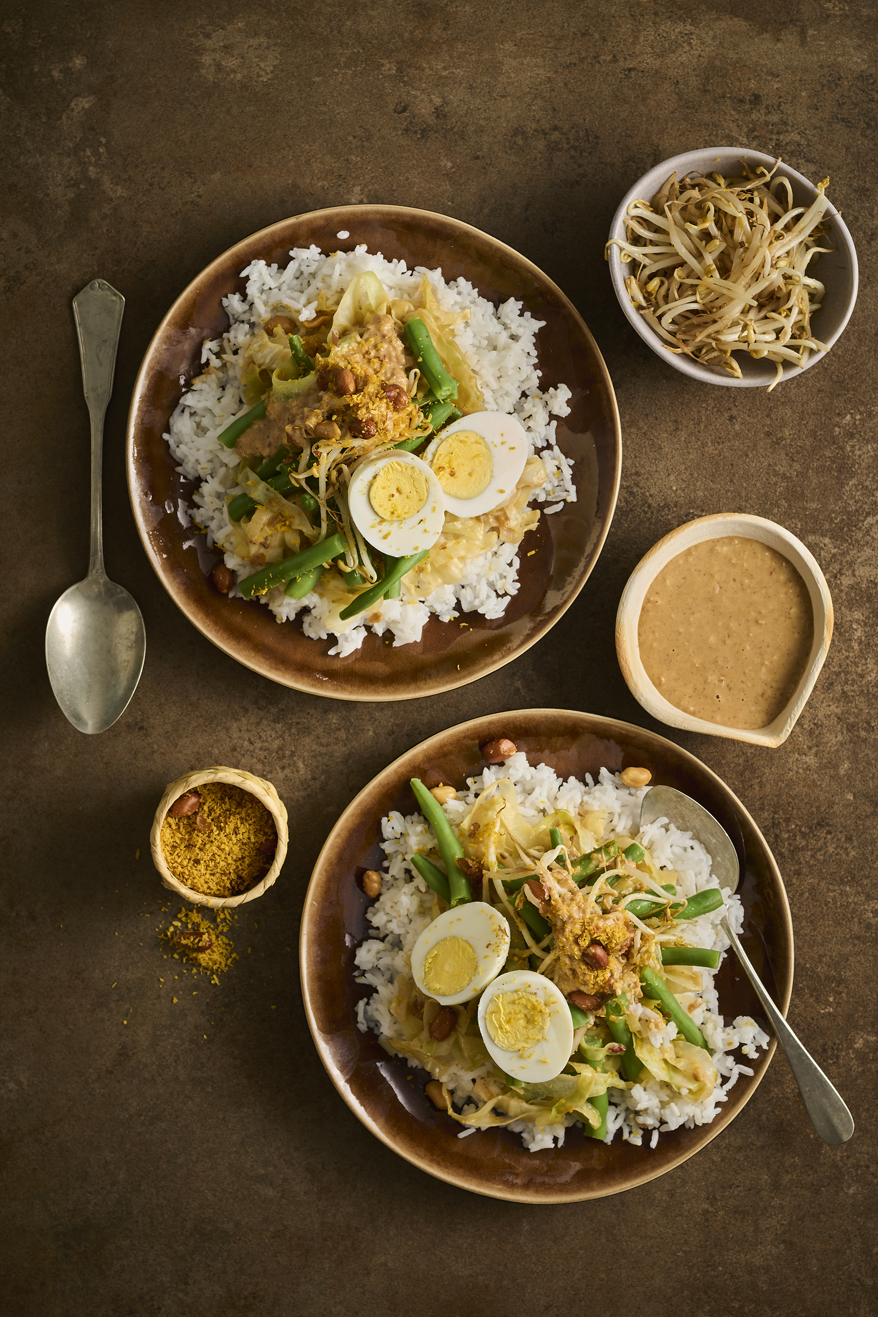 Gado gado met cashew-satésaus