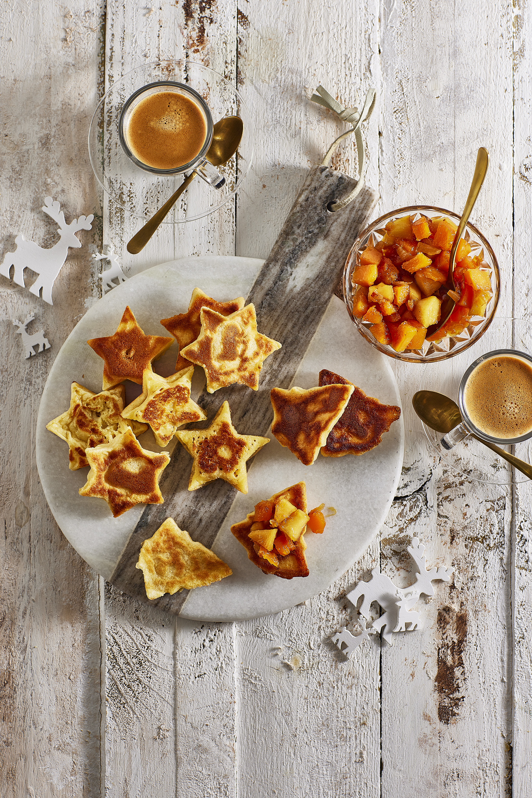 Pannenkoekjes met appel-pompoenchutney