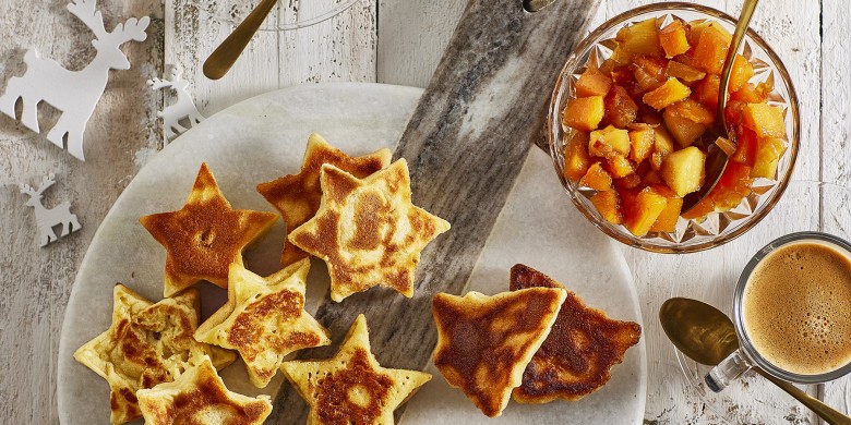Pannenkoekjes met appel-pompoenchutney