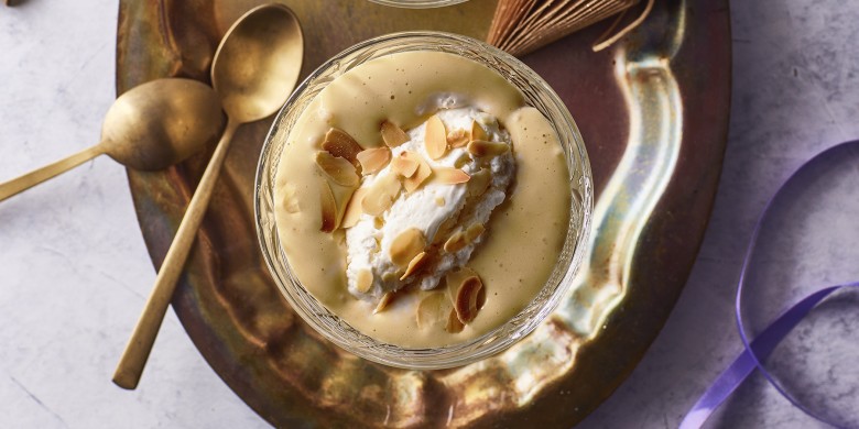 Île flottante van semifreddo