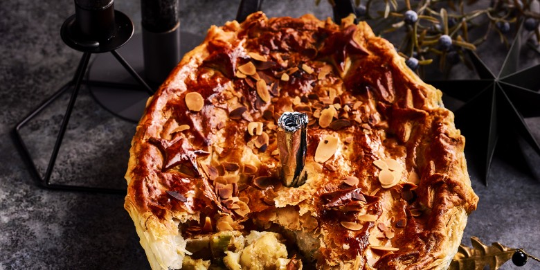 Vispie met kabeljauw