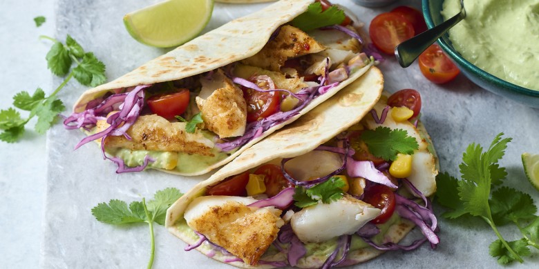 Vistortilla’s met coleslaw