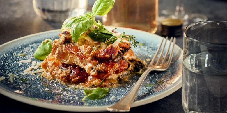 Pompoenlasagne met ricotta