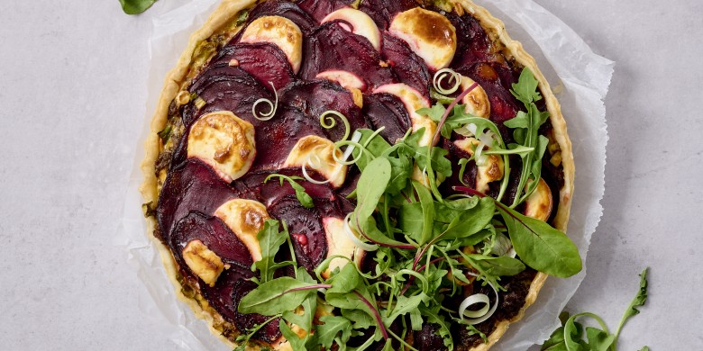 Bietjestaart met gehakt 