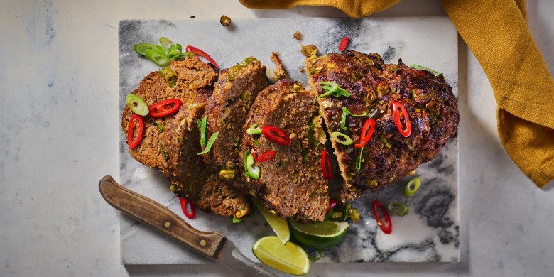 Curry-gehaktbrood met mihoen 