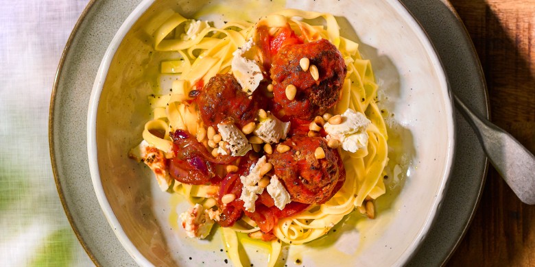 Kruidige Italiaanse gehaktballetjes met ricotta 