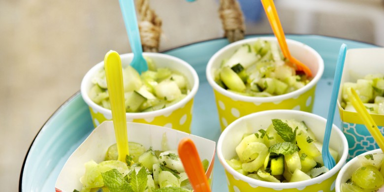 Lichtgroene salade