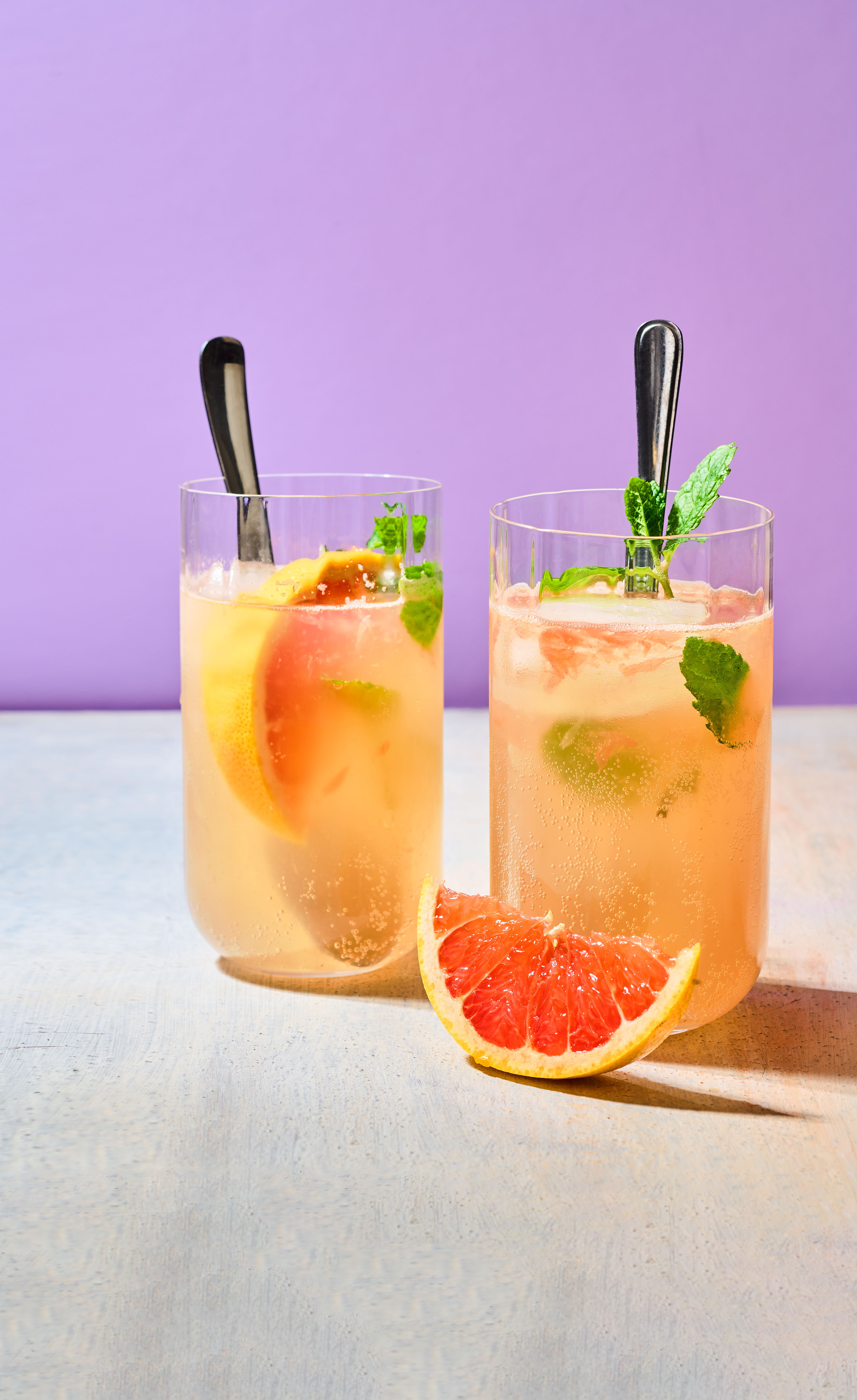 Frisse grapefruit mocktail