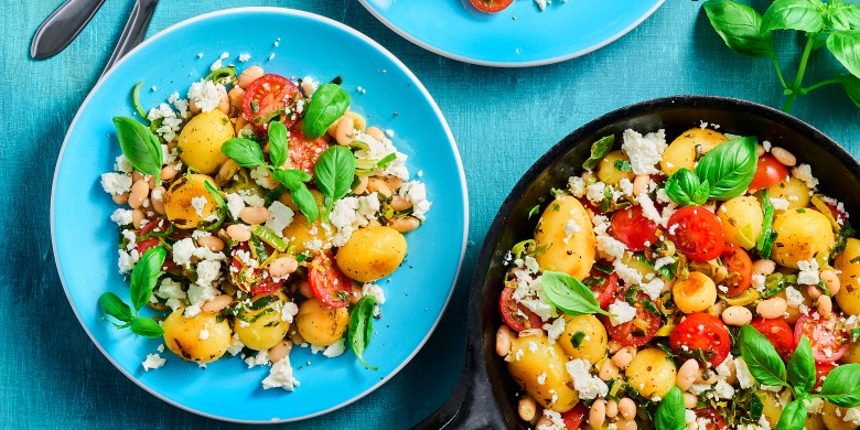 Krieltjespannetje met feta 