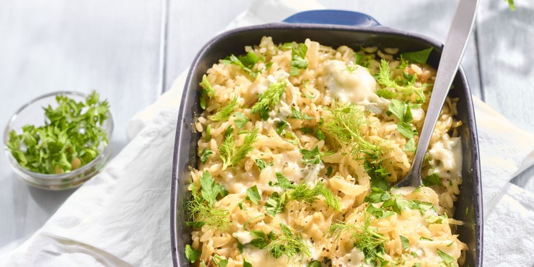 Ovenrisotto met venkel en gorgonzola 