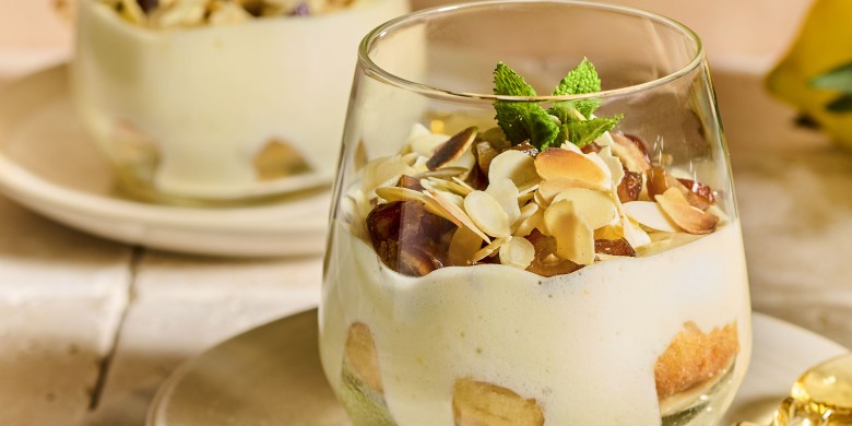 Tiramisu met dadels en limoncello