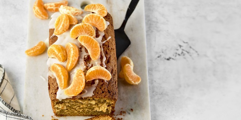 Kaneelcake met mandarijn 