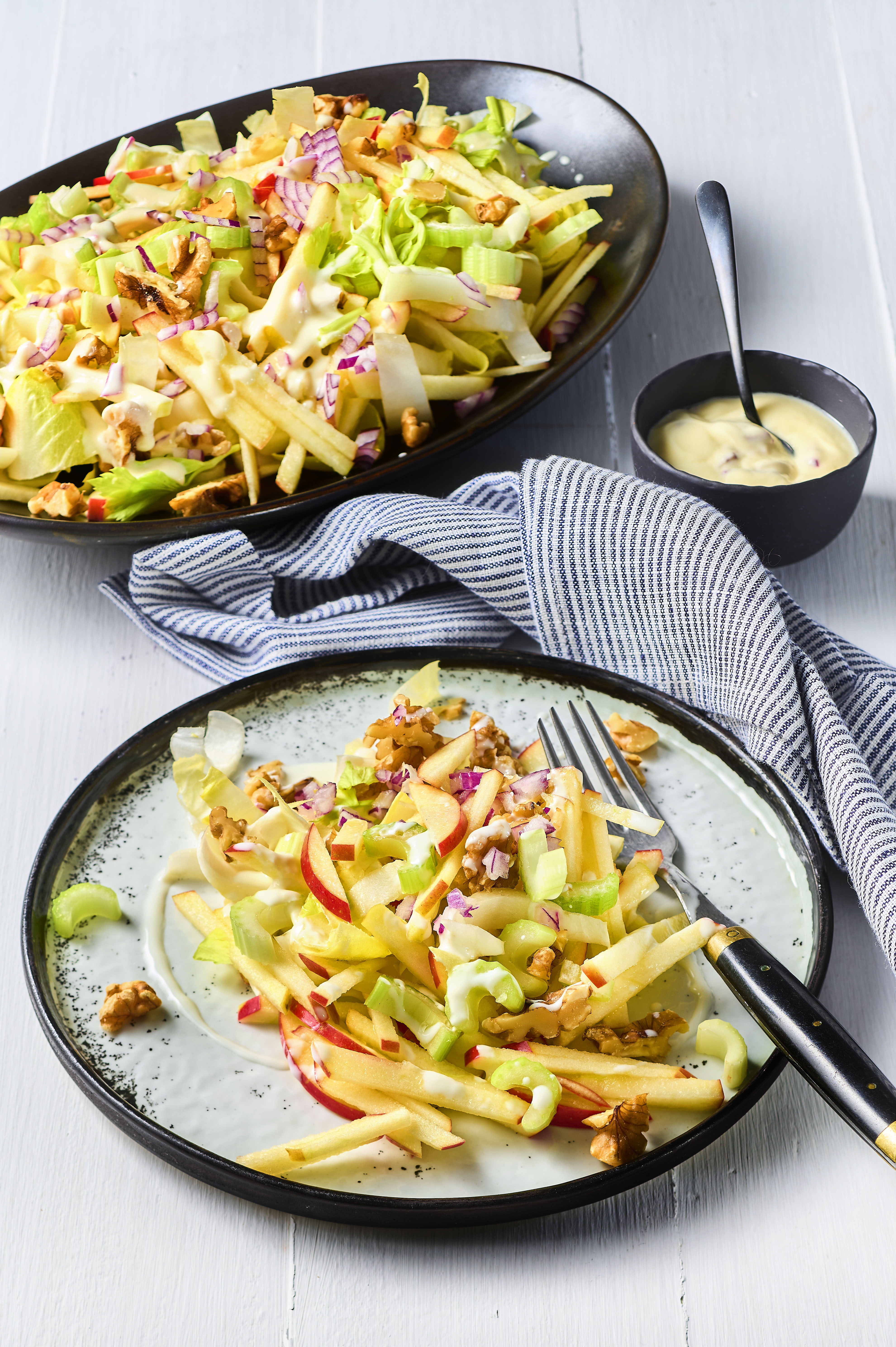 Witlofsalade met appel en bleekselderij