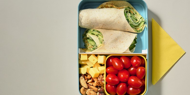 Wrap met kruidenomelet 