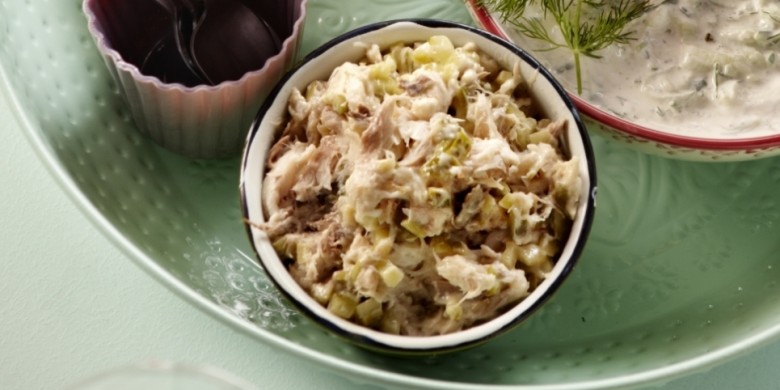Makreelrillettes met augurk