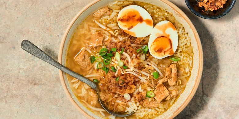 Snelle vegetarische soto 