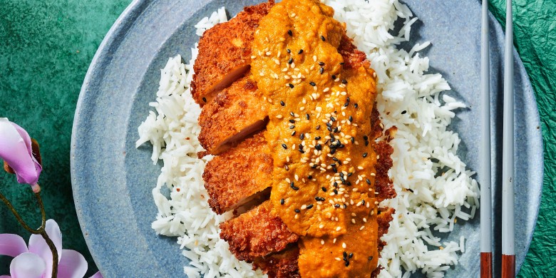 Katsu curry met kip 