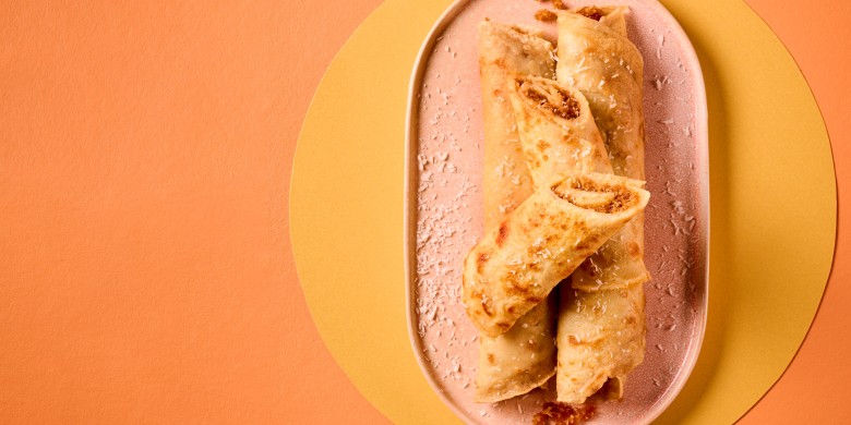Pannenkoekjes met kokosvulling