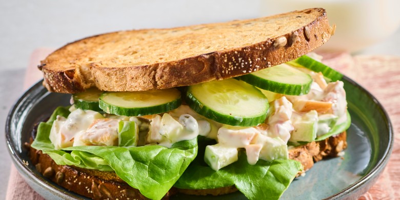 Sandwich met kipsalade 