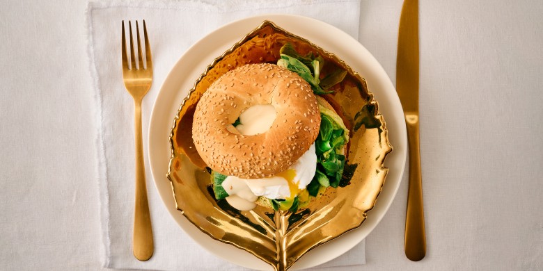 Gepocheerd ei met parmezaansaus