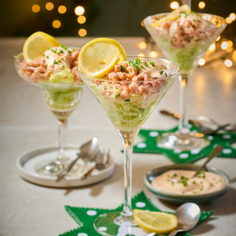 Simpele garnalencocktail