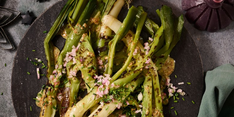Prei met vinaigrette