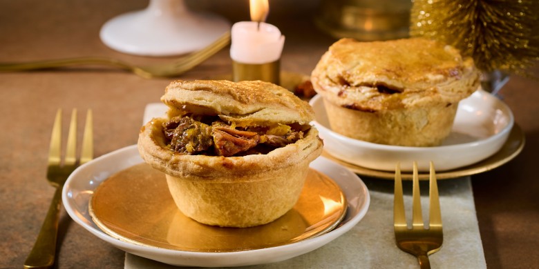 Mini pie met stoofvlees 
