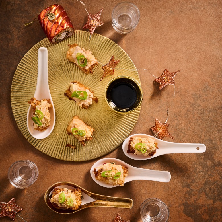 Crispy sushi bites