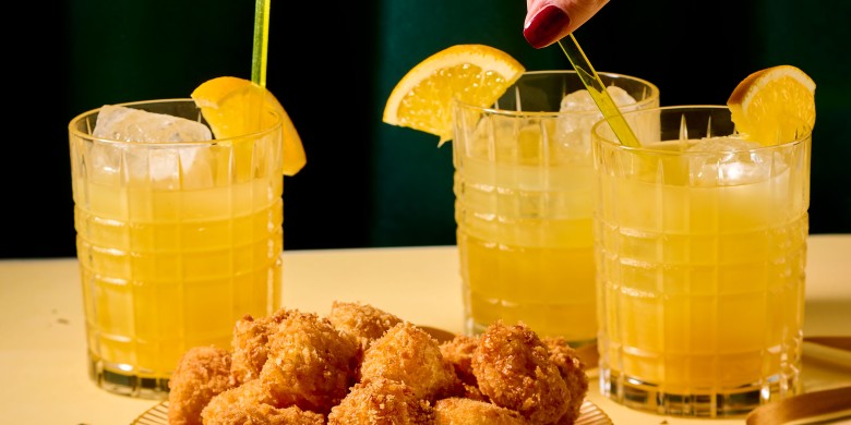 Sinaasappel whisky sour 