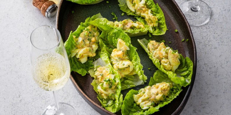 Slaschuitjes met eiersalade
