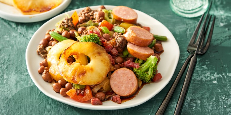 Kapucijnerschotel met rookworst en appel 