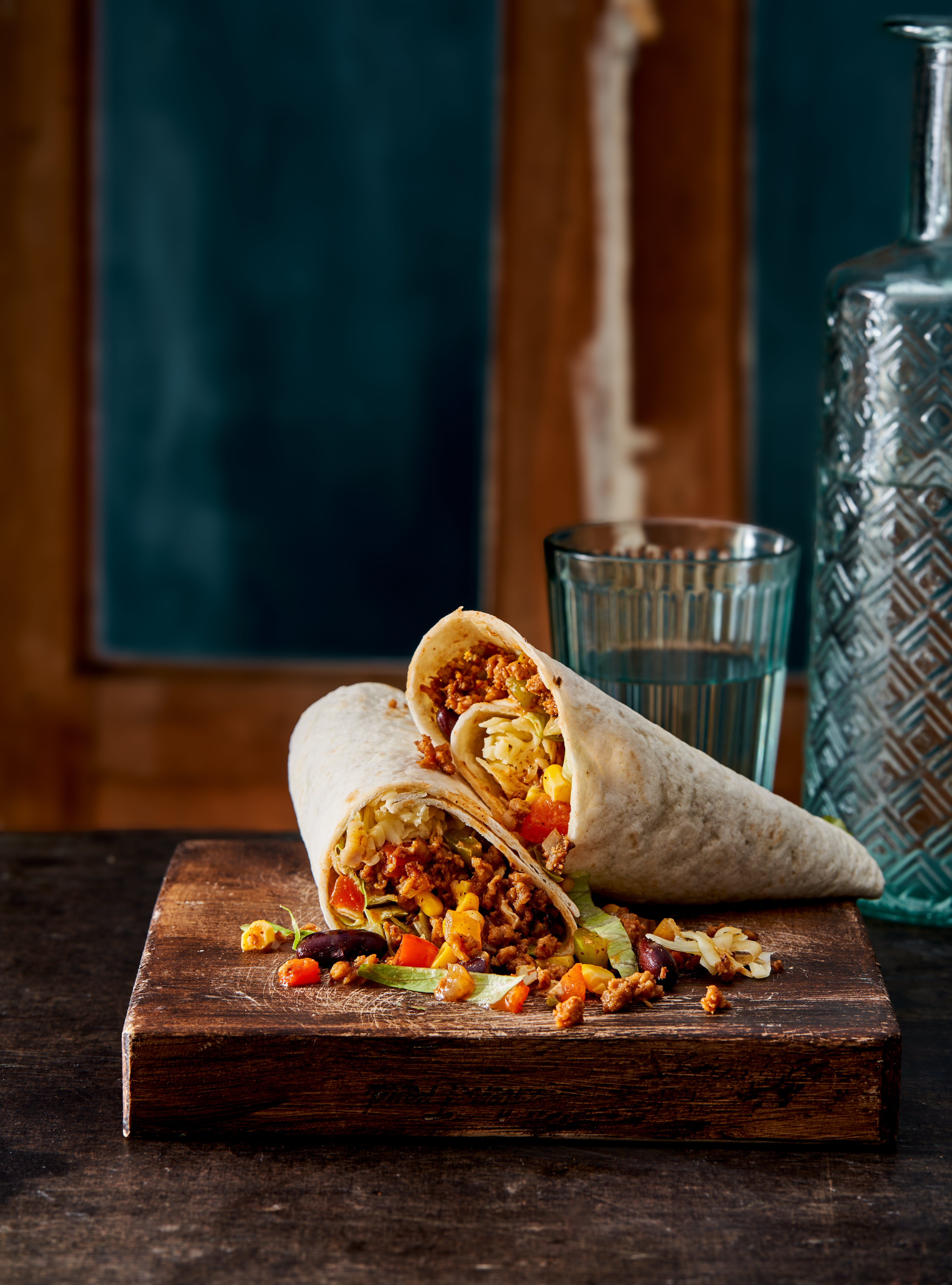Mexicaanse wraps met vegetarisch gehakt