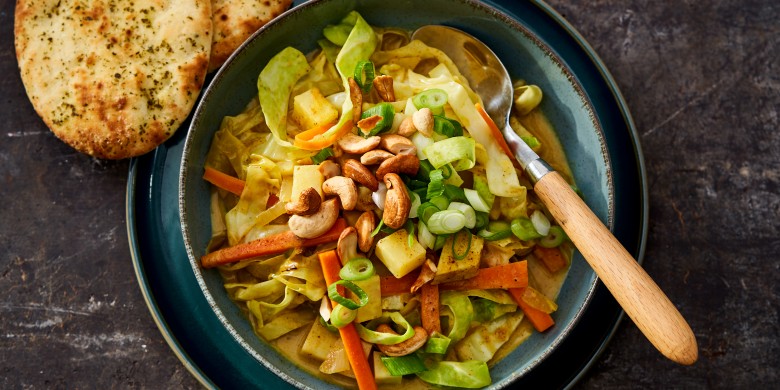 Indiase koolcurry