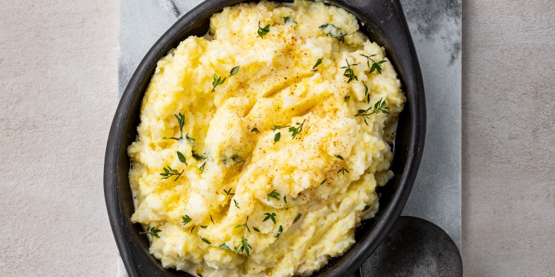 Romige bloemkoolpuree