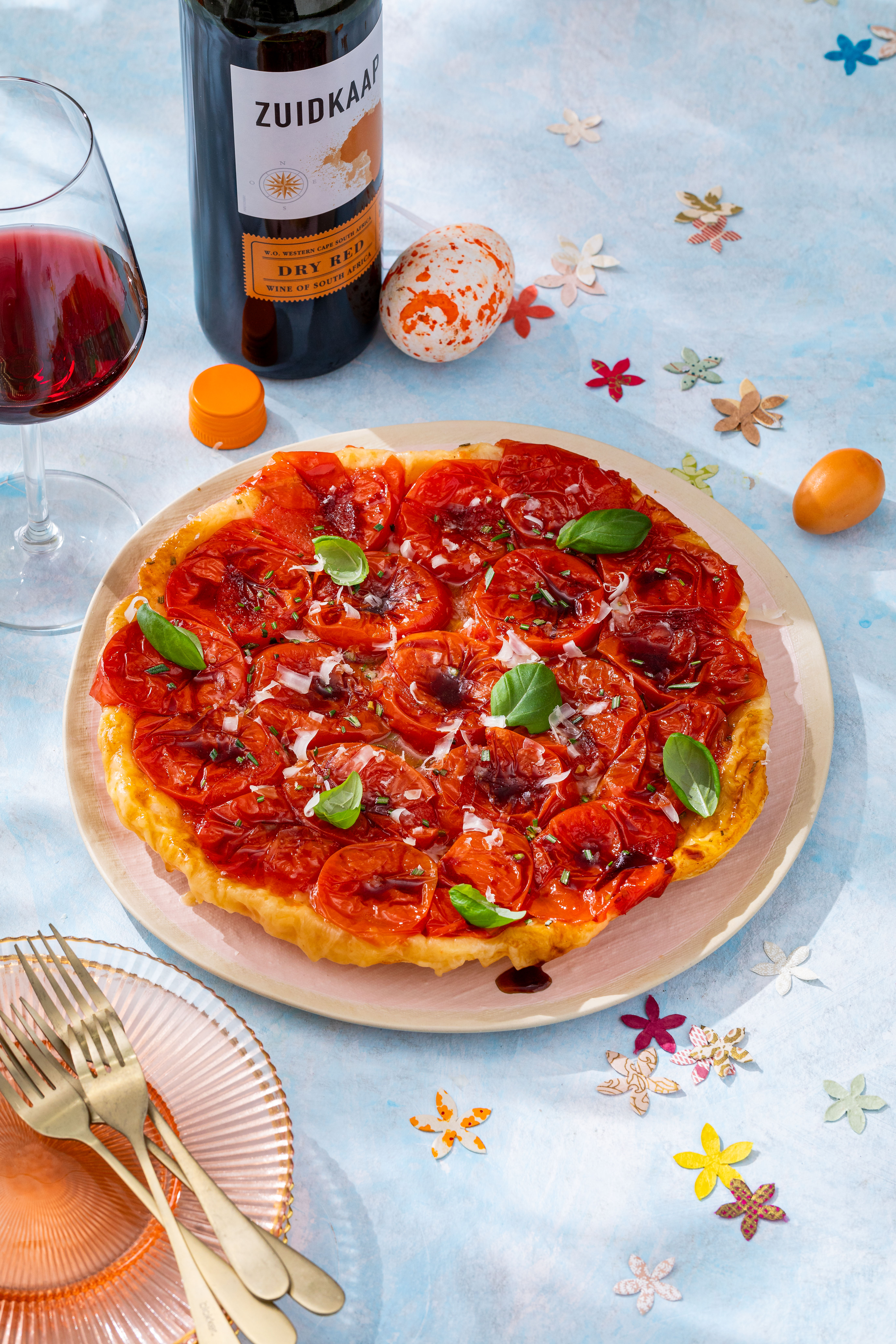 Tarte Tatin van tomaten