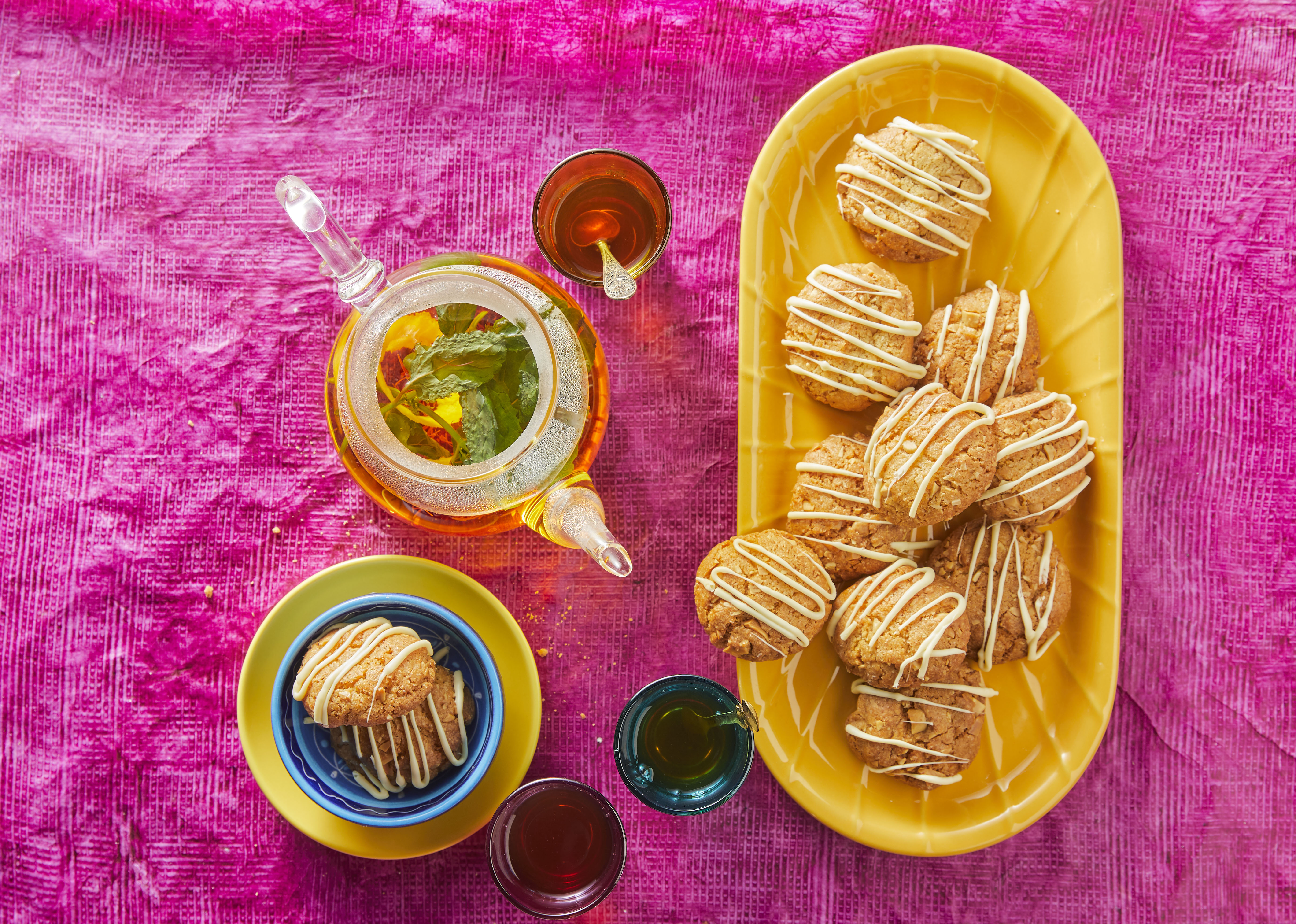 Pindakoekjes met witte chocolade