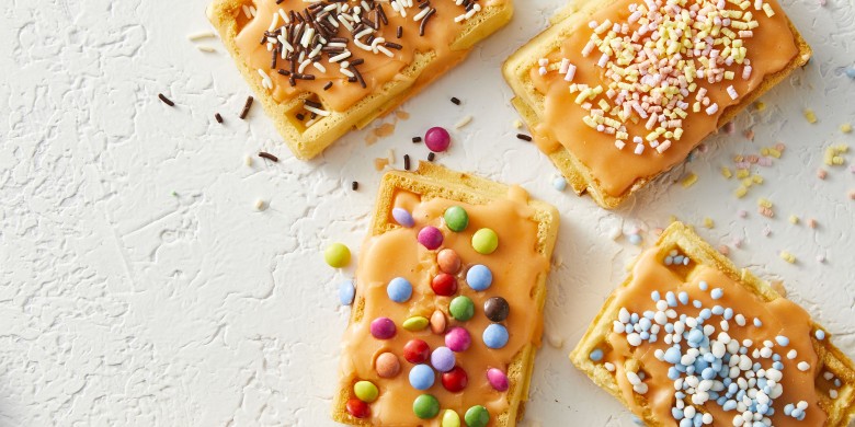 Feestelijke oranjewafels