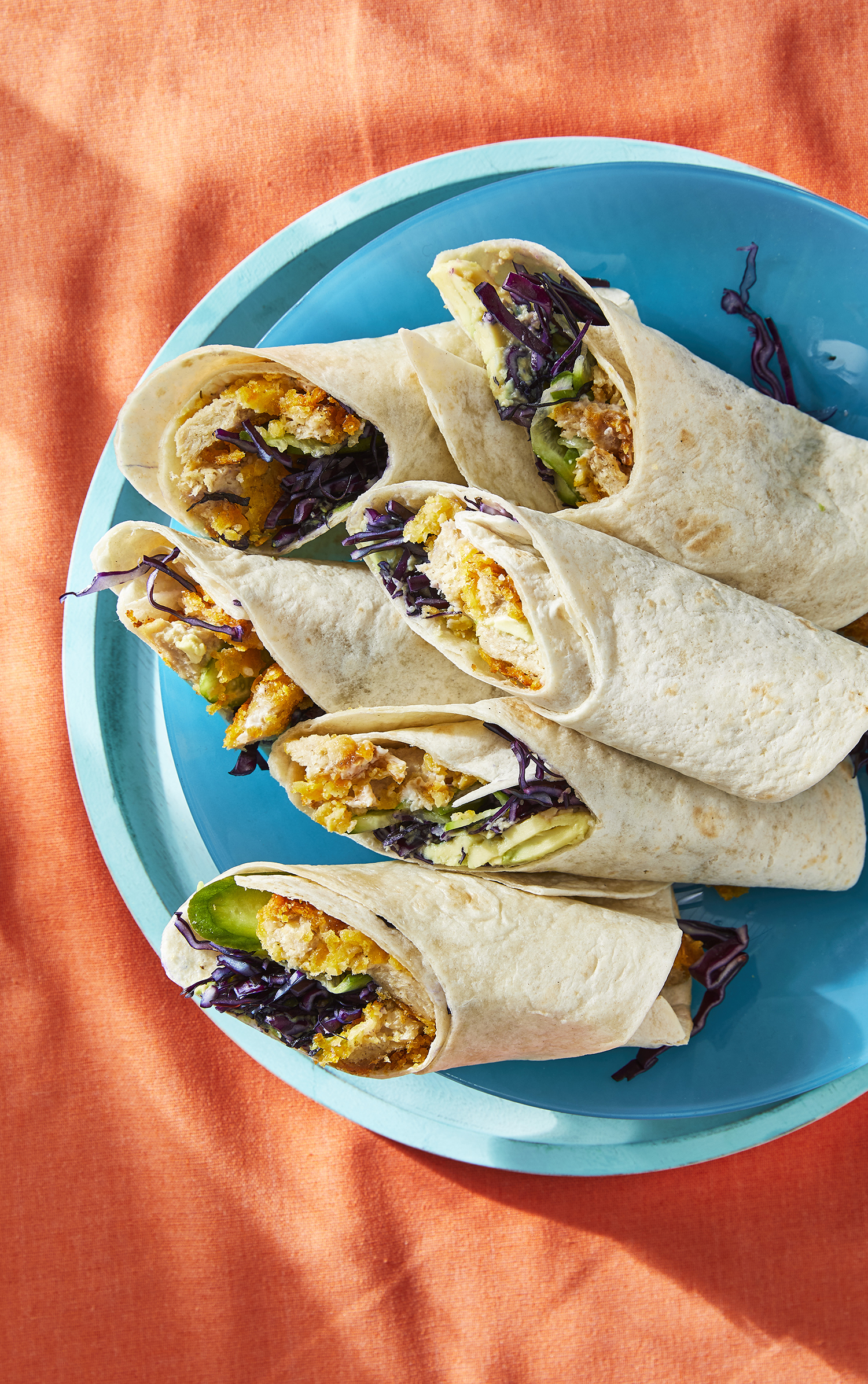 Wraps met crispy vegakip