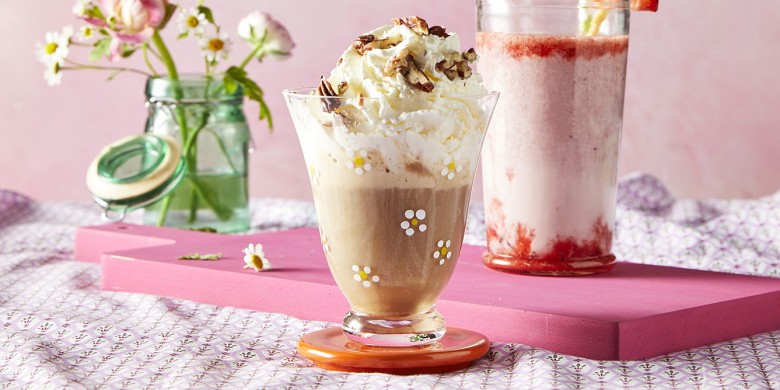 Pecan-karamel latte