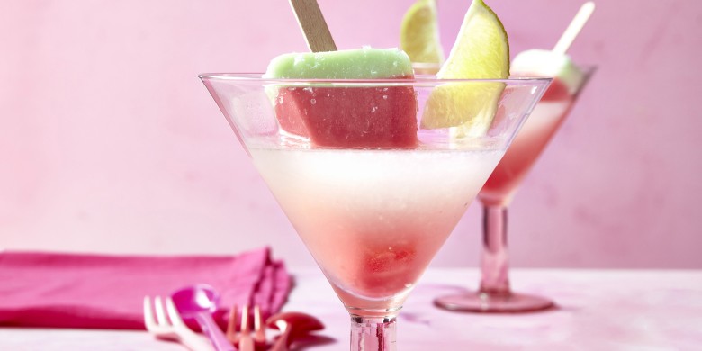 Poptail watermeloen-margarita