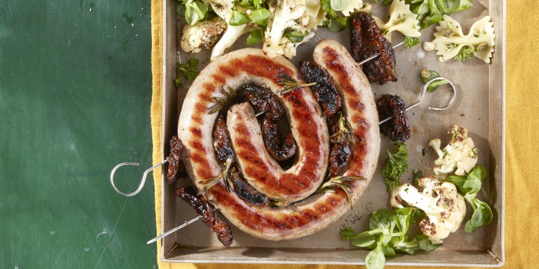 Verse worst met rozemarijn en zongedroogde tomaatjes