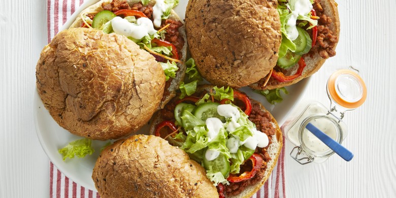 Turkse vega pizzabroodjes